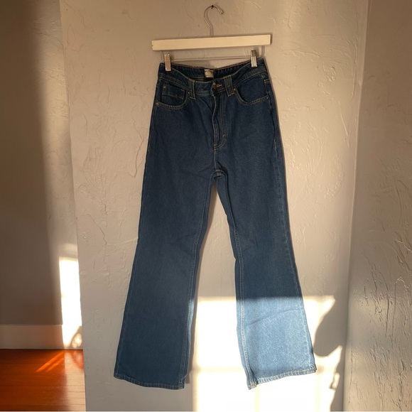We The Free Denim - Free People We the Free Blue Flare Women's Jeans sz 27”